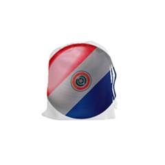 Paraguay Flag Country Nation Drawstring Pouch (small) by Sapixe