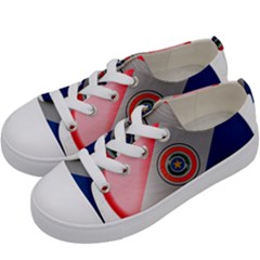 Paraguay Flag Country Nation Kids  Low Top Canvas Sneakers by Sapixe