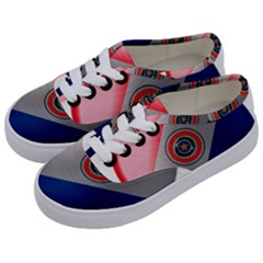 Paraguay Flag Country Nation Kids  Classic Low Top Sneakers