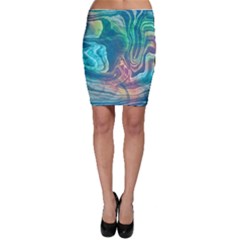 Opaled Abstract  Bodycon Skirt by VeataAtticus