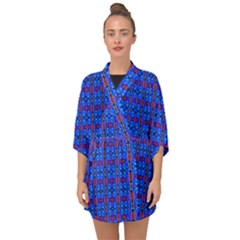 D 6 Half Sleeve Chiffon Kimono