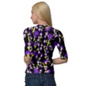 Purple Springs Floral.. Quarter Sleeve Raglan Tee View2