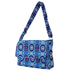 E 6 1 Full Print Messenger Bag by ArtworkByPatrick