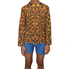 Rby 41 Kids  Long Sleeve Swimwear by ArtworkByPatrick