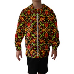 Rby 41 Kids  Hooded Windbreaker by ArtworkByPatrick