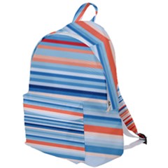 Blue And Coral Stripe 2 The Plain Backpack