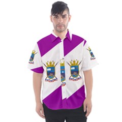 Flag Of Cabo De Hornos Men s Short Sleeve Shirt