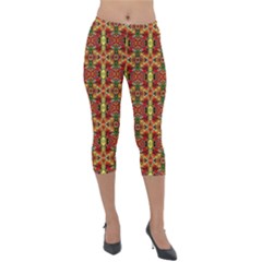 F 4 Lightweight Velour Capri Leggings  by ArtworkByPatrick