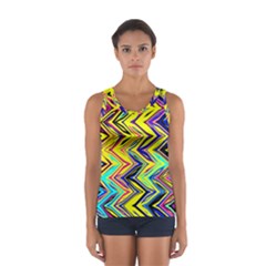 Mycolorfulchevron Sport Tank Top  by designsbyamerianna