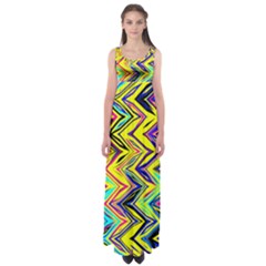 Mycolorfulchevron Empire Waist Maxi Dress by designsbyamerianna
