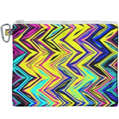 Mycolorfulchevron Canvas Cosmetic Bag (xxxl) by designsbyamerianna