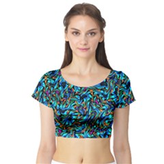 F 5 Short Sleeve Crop Top