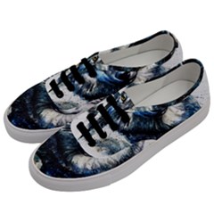 Gray Wolf - Forest King Men s Classic Low Top Sneakers