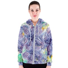 Original Abstract Art Women s Zipper Hoodie by scharamo