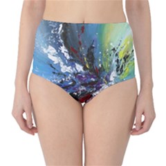 Original Abstract Art Classic High-waist Bikini Bottoms