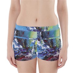 Original Abstract Art Boyleg Bikini Wrap Bottoms by scharamo
