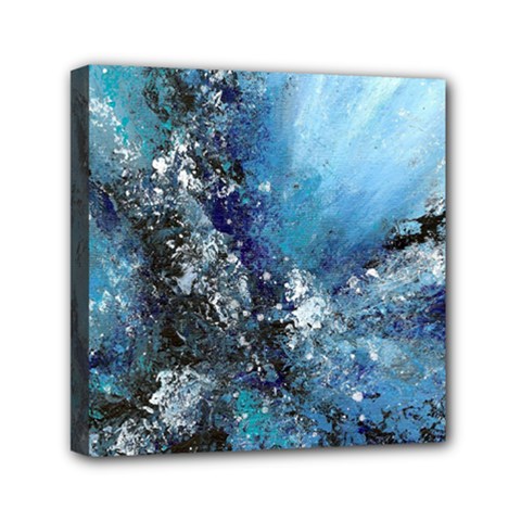 Original Abstract Art Mini Canvas 6  X 6  (stretched) by scharamo