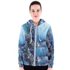 Original Abstract Art Women s Zipper Hoodie by scharamo