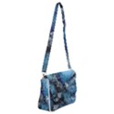 Original Abstract Art Shoulder Bag with Back Zipper View1