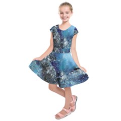 Original Abstract Art Kids  Short Sleeve Dress by scharamo