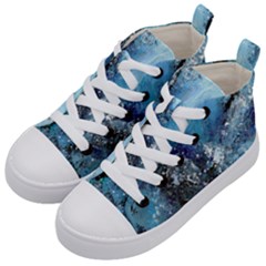 Original Abstract Art Kids  Mid-top Canvas Sneakers