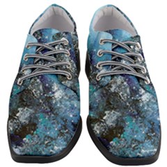 Original Abstract Art Women Heeled Oxford Shoes