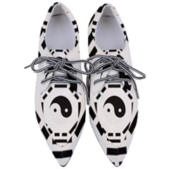 Bagua Yin Yang Yang Yin Chinese Women s Pointed Oxford Shoes by Pakrebo