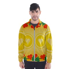 Mandala Floral Round Circles Men s Windbreaker