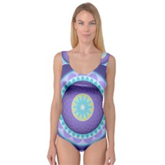 Mandala Circles Meditation Princess Tank Leotard  by Pakrebo