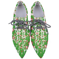 Flowering Vine Vine Ivy Flowers Women s Pointed Oxford Shoes by Pakrebo