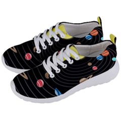 Solar System Planets Sun Space Men s Lightweight Sports Shoes