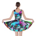 Abstract Flower Painting Skater Dress View2