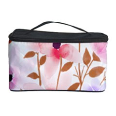 Flowers Watercolor Cosmetic Storage