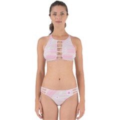 Background Non Seamless Pattern Pink Perfectly Cut Out Bikini Set by Pakrebo