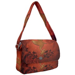 Elegant Decorative Bird Courier Bag by FantasyWorld7