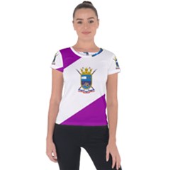 Flag Of Cabo De Hornos Short Sleeve Sports Top  by abbeyz71