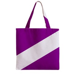 Flag Of Puerto Williams Zipper Grocery Tote Bag by abbeyz71