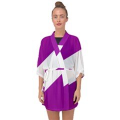 Flag Of Puerto Williams Half Sleeve Chiffon Kimono by abbeyz71