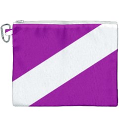 Flag Of Puerto Williams Canvas Cosmetic Bag (xxxl) by abbeyz71