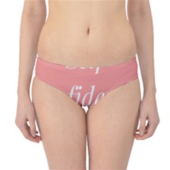 Self Confidence  Hipster Bikini Bottoms by Abigailbarryart