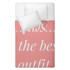 Self Confidence  Duvet Cover Double Side (single Size)