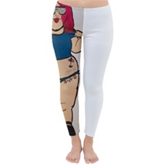 Sassy Classic Winter Leggings by Abigailbarryart