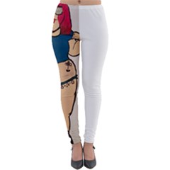 Sassy Lightweight Velour Leggings by Abigailbarryart