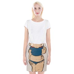 Sassy Braces Suspender Skirt by Abigailbarryart