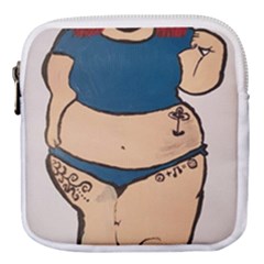 Sassy Mini Square Pouch by Abigailbarryart