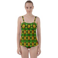 I 1 Twist Front Tankini Set by ArtworkByPatrick