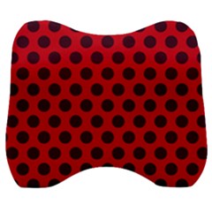 Summer Dots Velour Head Support Cushion by scharamo