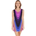 Wave Line Waveform Sound Purple Bodycon Dress View1