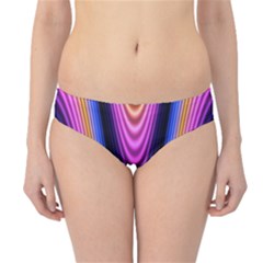 Wave Line Waveform Sound Purple Hipster Bikini Bottoms