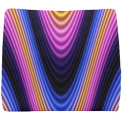 Wave Line Waveform Sound Purple Seat Cushion by HermanTelo